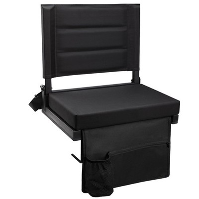 Stadium Seats for Bleachers with Back Support, Portable Bleacher Seats with Thic