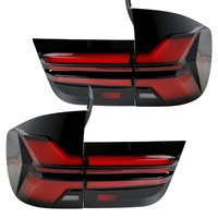 Voll LED 3D Lightbar RüCkleuchten Set FüR BMW X5 E70 Bj. 07-10 Rot/Schwarz