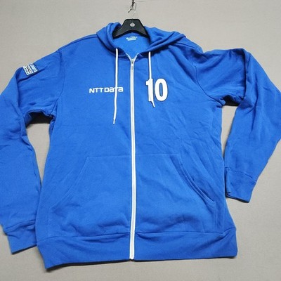 Cavallino Ntt Data Chip Ganassi Racing Zip Hoodie Xl Number 10 Blue 142