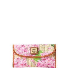 Dooney & Bourke Hydrangea Basketweave Continental Clutch