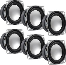 6Pcs 2" 4Ohm 3W Full Range Audio Speaker Stereo Woofer Loudspeaker