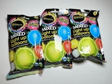 3 Pack Illooms Led Balloons Mixed Light Up Balloons 5 PK 15 Hours