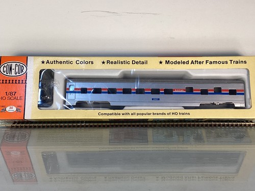 Con-Cor HO 72' Amtrak Smooth Side Pullman Sleeper Car.  Undec.   Neu im Karton. 1-000986 | Zustand: New
