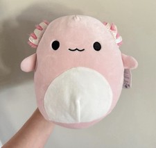 Archie the Axolotl 8 Squishmallow - Kellytoy Pink Stuffed Plush CUTE