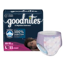 GoodNites Youth Youth Absorbent Underwear Large 68 to 95 lbs. 53363 11 Ct