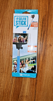 ReTrak Selfie Stick w/ Wired Shutter - Extendable Phone Holder for Photos/Videos