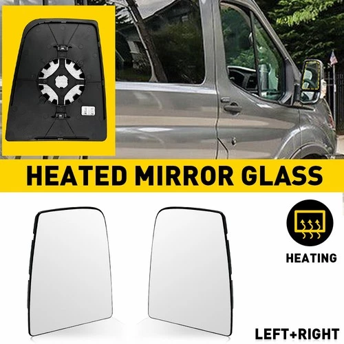 Upper Mirror Glass For 2015-2021 Ford Transit-150 250 350 Left & Right Side