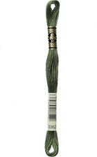 DMC Mouline Stranded Cotton Embroidery Thread 8m Skein - Pine Green (3362)