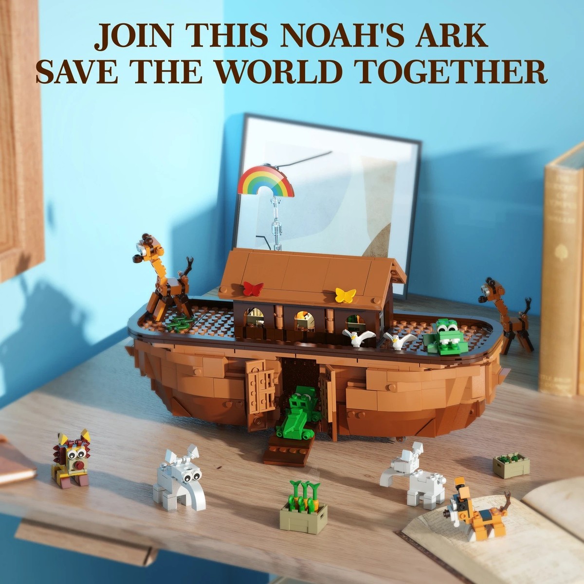 【最終価格】Noah's ark gachaxx 845pcs Noah's Ark – Stunning Christian Home Decor & Toy Set! | eBay