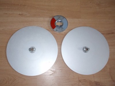 2 x Studer - Revox originale Bandteller / Pancakes für AEG Wickelkerne (Bobbies)