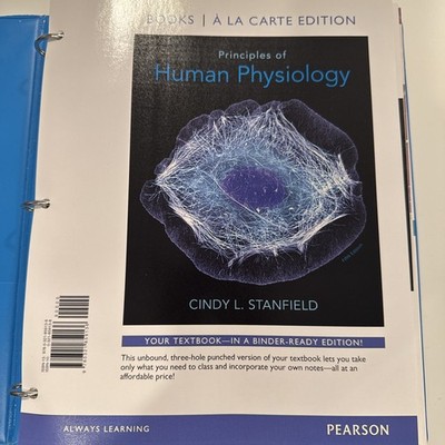 Principles of Human Physiology, Books - Loose Leaf, by Stanfield Cindy L. - Good