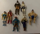 1993 Street Fighter II G.I. Joe Lot of 7 Figures Hasbro Capcom Vintage