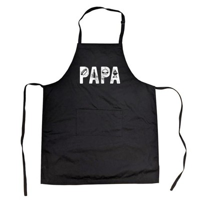 Papa Grill Cookout Apron Funny Backyard Bar-B-Que Novelty Father's Day Kitchen