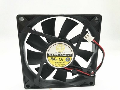 1PC   FAN S0801512H DC12V 0.19A 8CM two-wire silent cooling fan  #qm