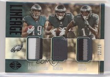 2019 Illusions Lineage Relics Black 22/25 Nelson Agholor Alshon Jeffery bp8