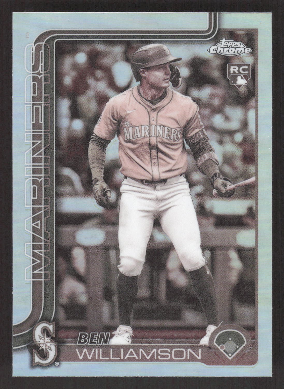 2025 Topps Chrome Update #USC168 Ben Williamson Sepia Refractors