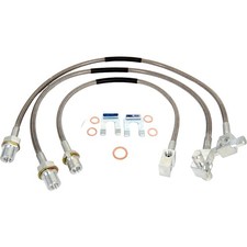 3X Front Rear Extended Brake Line 89340S 89335S Fit for Chevrolet Blazer K5
