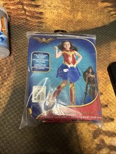 Wonder Woman Halloween Costume Child Size Medium 8-10 MISSING ONE GAUNTLET