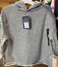 Art Class Girls Hoodie Size Large 10/12 Heather Grey Distressed Hoodie