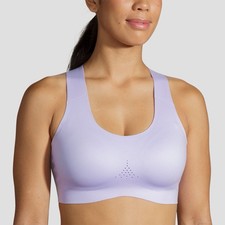 Brooks Dare Crossback Run Sports Bra 2.0 Women  s Violet Dash 350084554 Sz 38 A/B