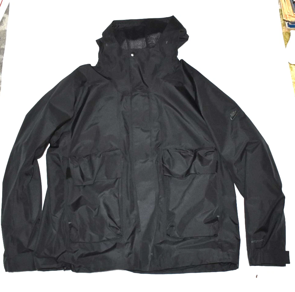 Nike Tech Pack Men's Size M Black Vietnam 100% Polyester Jacket Storm Fit ADV