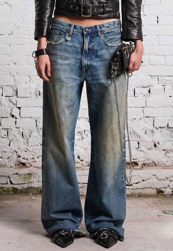 r13 D'ARCY 루즈 진 클린턴 블루 사이즈 24 $565 5