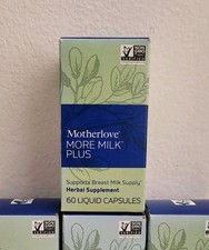 Motherlove More Milk Moringa Breastfeeding Supplement 60 ct Lactation Support