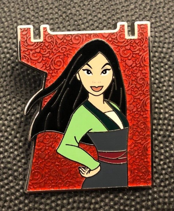 Disney - のん Disney pin 147322 Mulan Princess Castle puzzle piece shape China