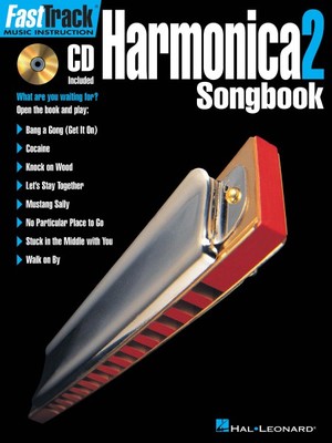 FastTrack Harmonica Songbook Level 2 Music Instruction Book and CD NEW 000695891