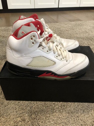 Nike Air Jordan 5 Retro 2013 White Fire 