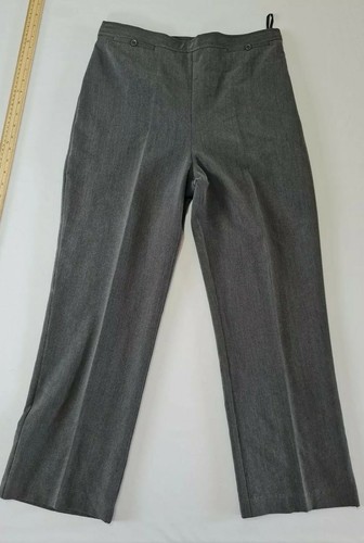 Ladies Trousers BM Size 14 Elastic Waist Grey 7949 - 第 1/12 張圖片