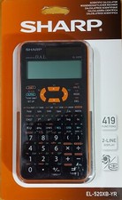 Calcolatrice Scientifica Sharp EL-520XB-YR