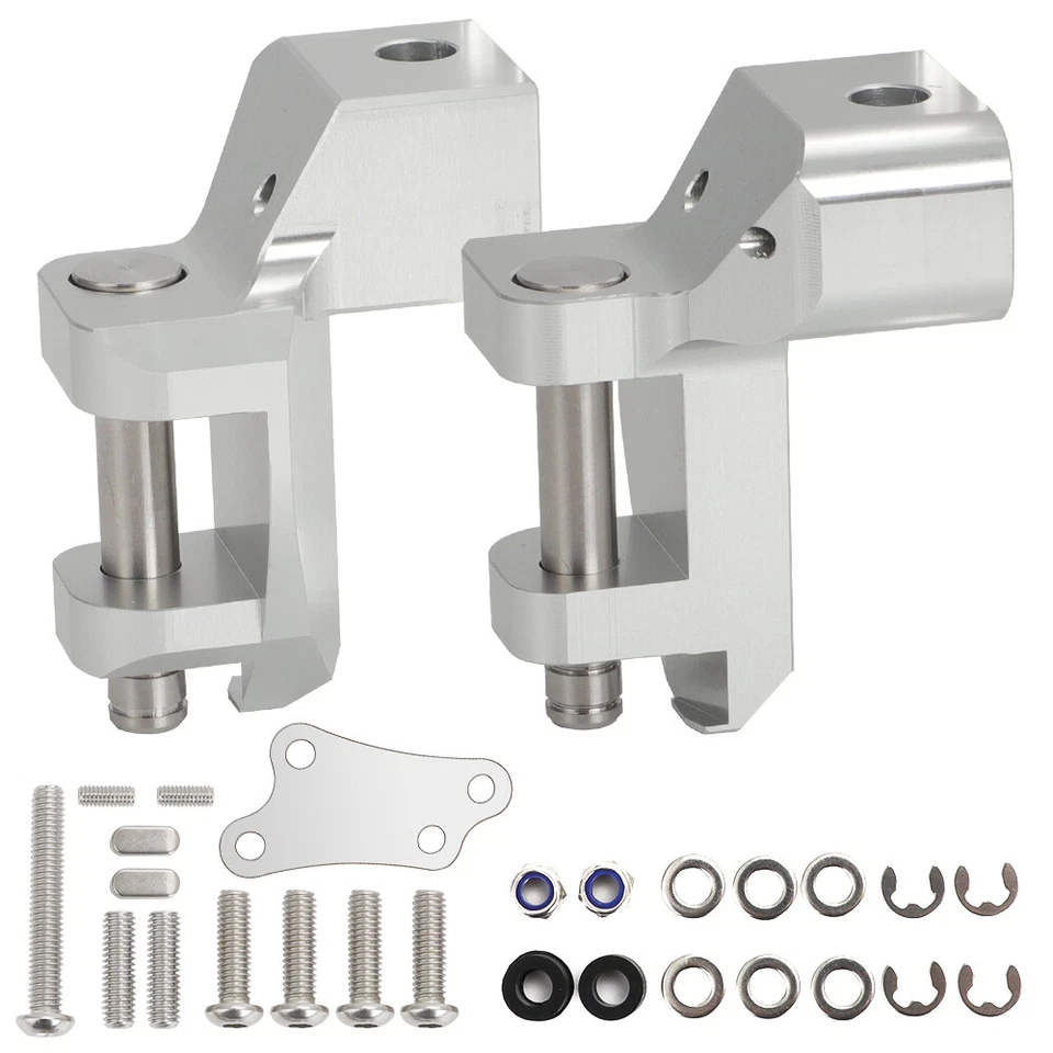 For 2014-2021 BMW R1200RT R1250RT Rider Foot Pegs Footpeg Footrest Lowering Kit Foto 2 de 4