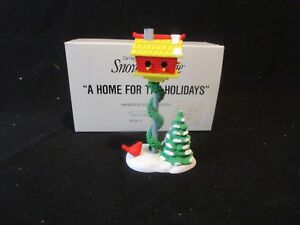Snow Village Accessory Retired Dept 56 A Home For The Holidays