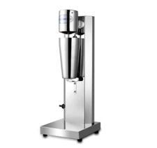 110V Electric Single Head Milkshake Machine Stainless Steel Cocktail Mixer 180W