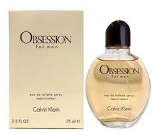 Obsession by CK for Men 2.5 oz Eau de Toilette Spray NEW 100 AUTHENTIC