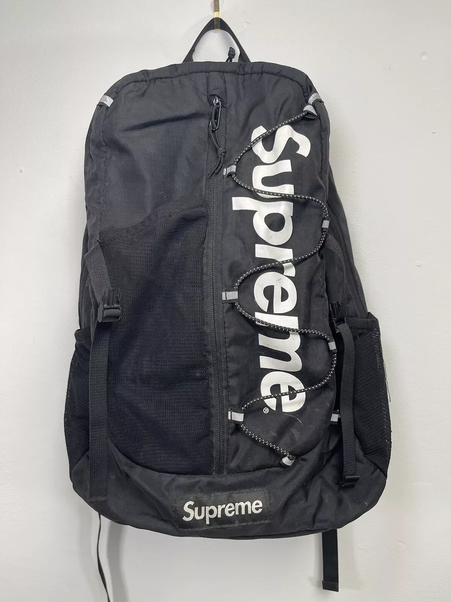 Supreme Backpack SS17 Black BOX LOGO 100% AUTHENTIC