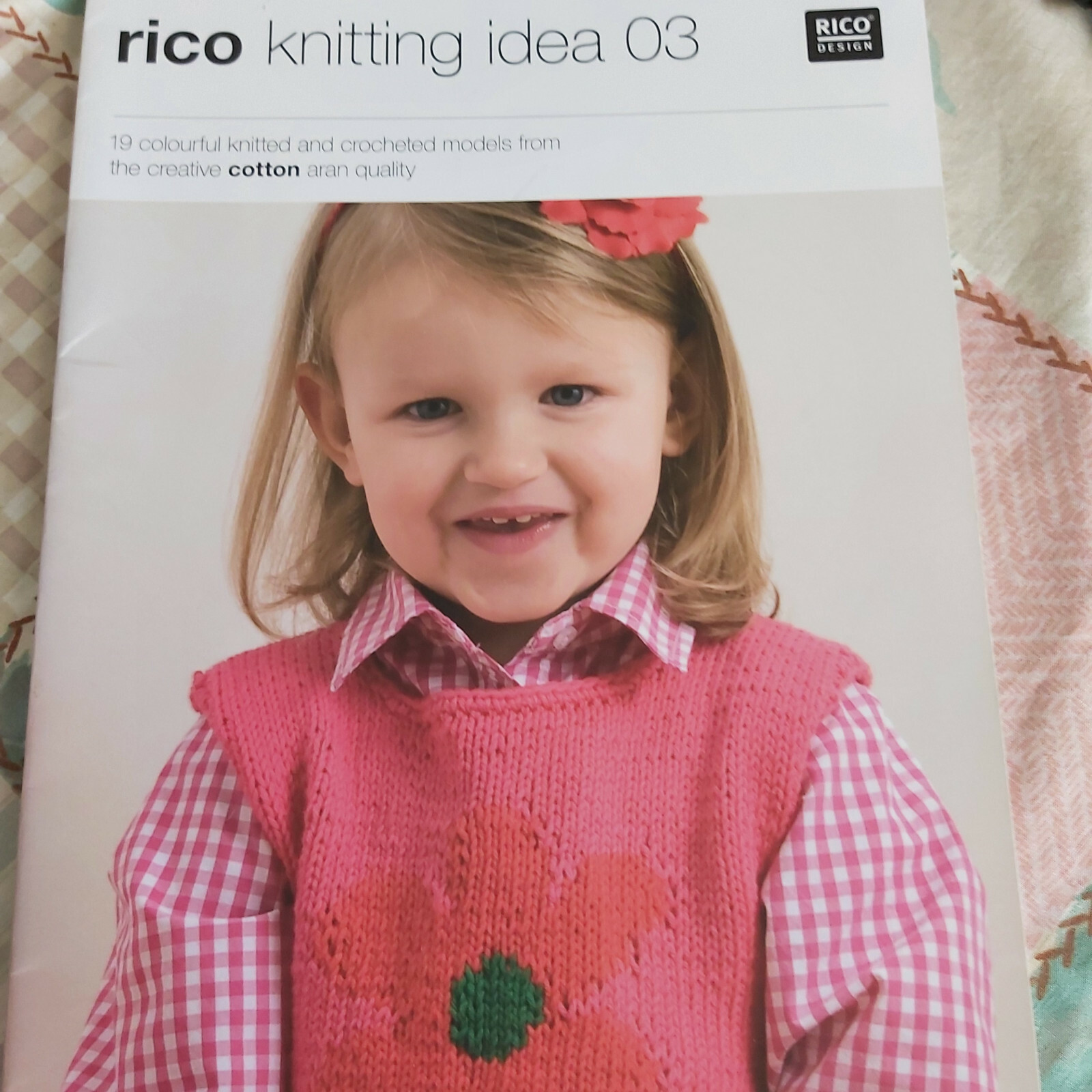 Knitting & Crochet book - Rico 03 - 19 designs using aran weight yarn