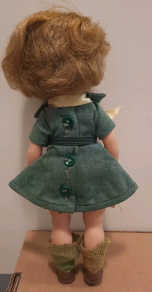 Vintage Girl Scout Doll 8” Effanbee Official Outfit Sleeping Eyes 1965