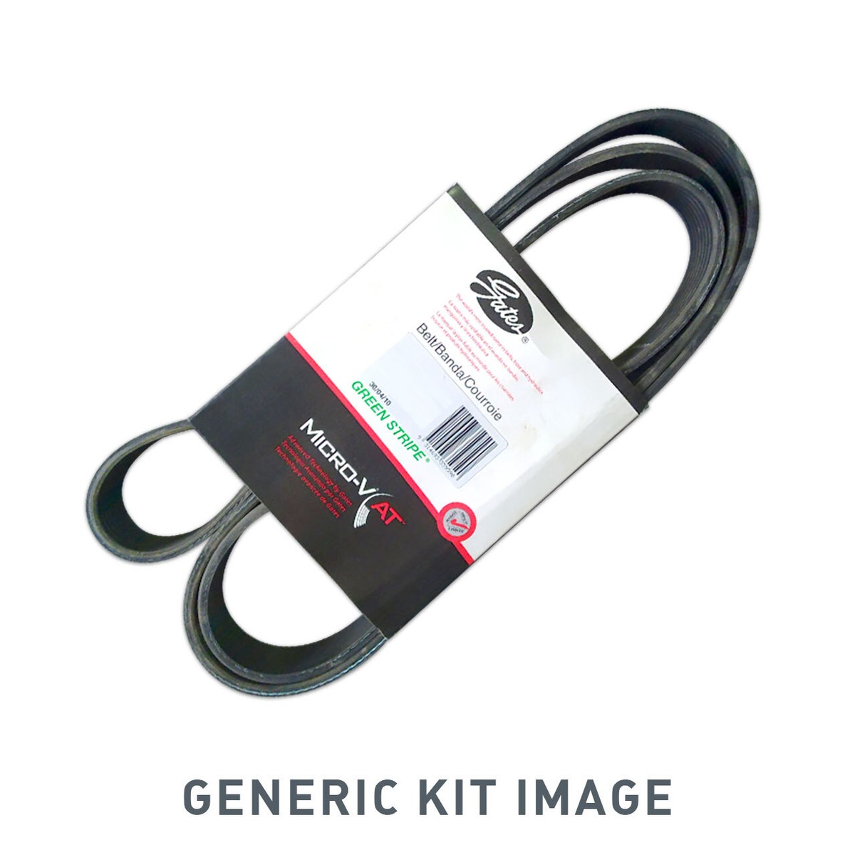 Cinghia Micro-V GATES 6PK1400 - Per Auto, Alte Prestazioni, EPDM, Resistente Al Calore - Foto 9