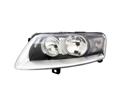 Left Headlight for Audi A6 2008 2009 2010 2011 VP1491L Chrome Black LHD