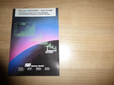 SE System GmbH TeleVideo TS 1600 Katalog Brosch&uuml;re Rarit&auml;t