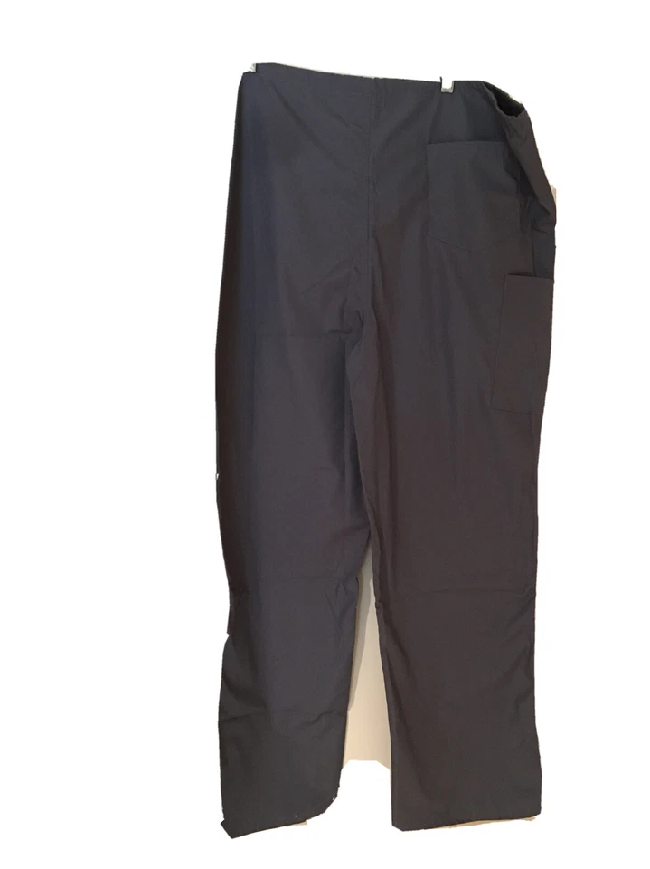 Pantalón cargo Medical Scrub XL unisex de Black Star Style 610 gris multi bolsillo nuevo con etiquetas Foto 3 de 4