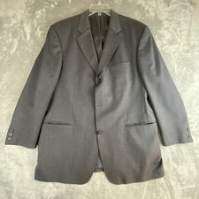 Hugo Boss Einstein Sigma Blazer Jacket Charcoal Gray Wool Sport Coat Formal