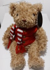 FAO Schwarz 12  Classic Fuzzy Brown Teddy Bear Plush Stuffed Animal Pal