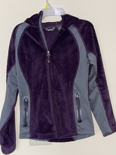 XS Womans Eddie Bauer Fleece Hoodie Jacket Full Zip