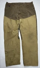 Vintage Wrangler Rugged Wear Brush Field Pants Men 42x32 Double Knee Western USA