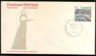 Canada. 651. 8c. Skaters at Hull, by Henri Masson, Christmas. FDC. 1974