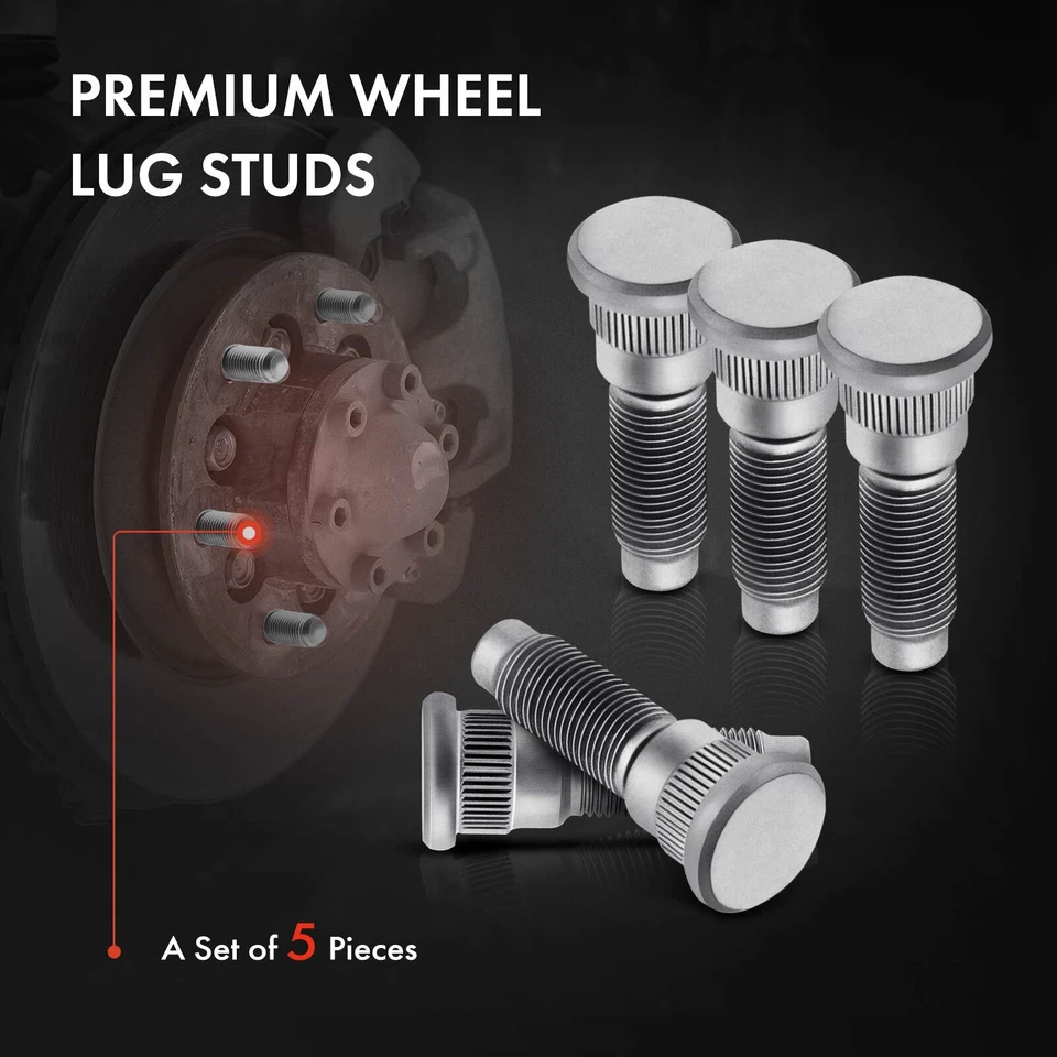 5 pernos de rueda para Dodge Dakota 98-04 Durango B250 Jeep Liberty Chrysler Foto 3 de 4