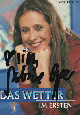 Autogramm - Sabine Egger